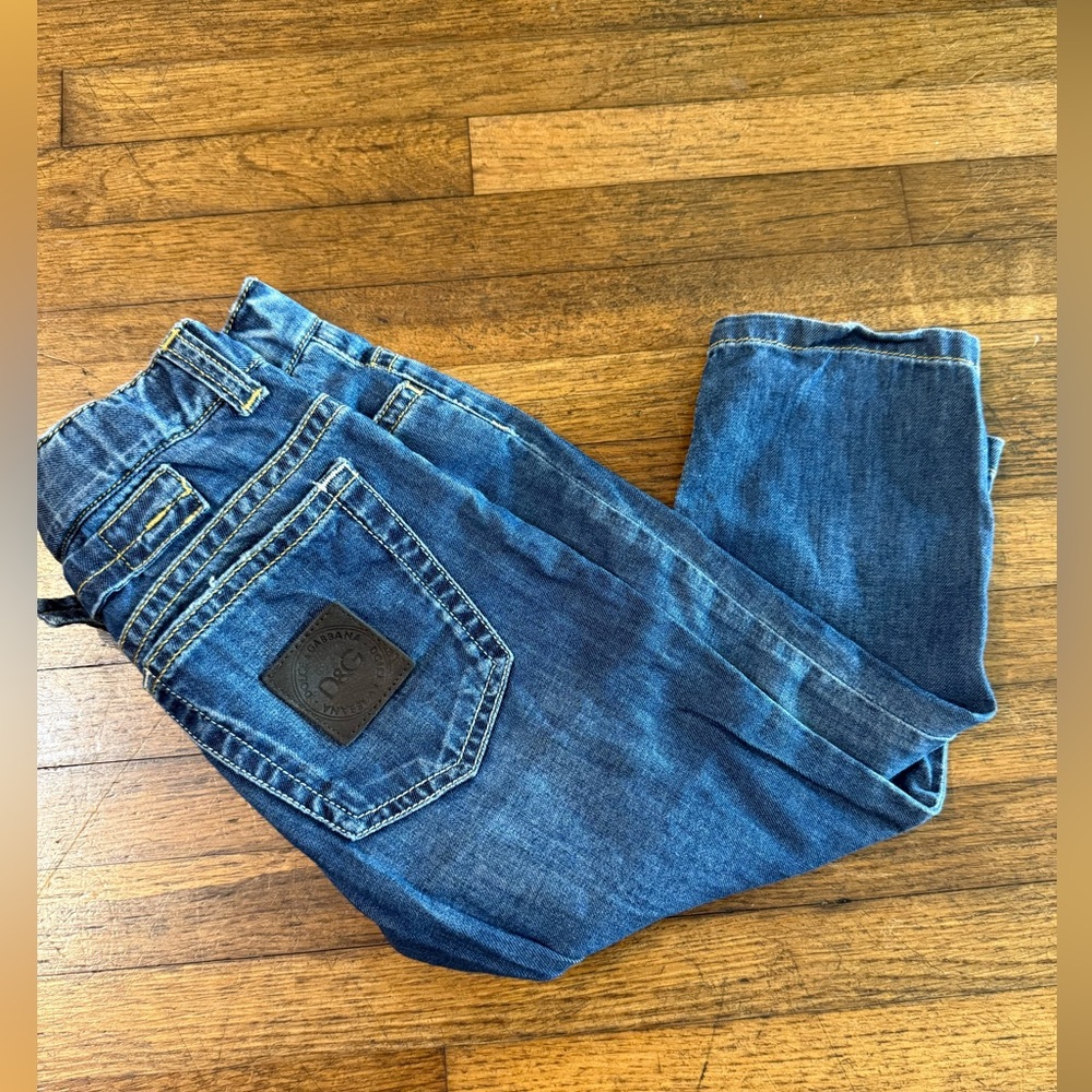 Dolce & Gabbana Kids Blue Denim Jeans – Size 2 (Never Worn)